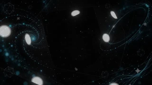 white cyan faceted void