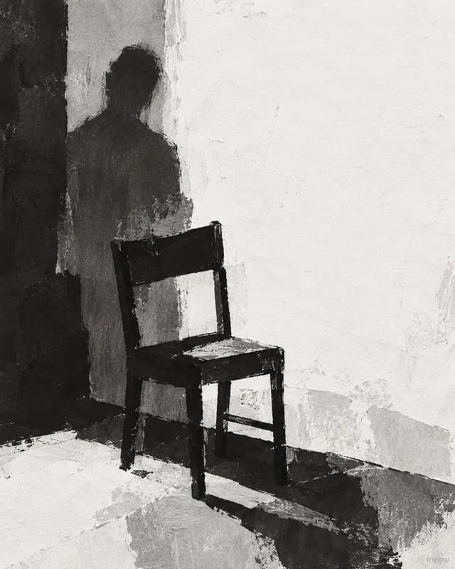 chair and shadow