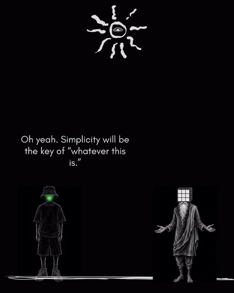 Simplicity & gracefulness, the closing line